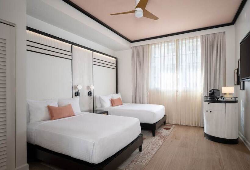 Номер Стандарт 2 Двуспальные Кровати, Eurostars Winter Haven Miami Beach