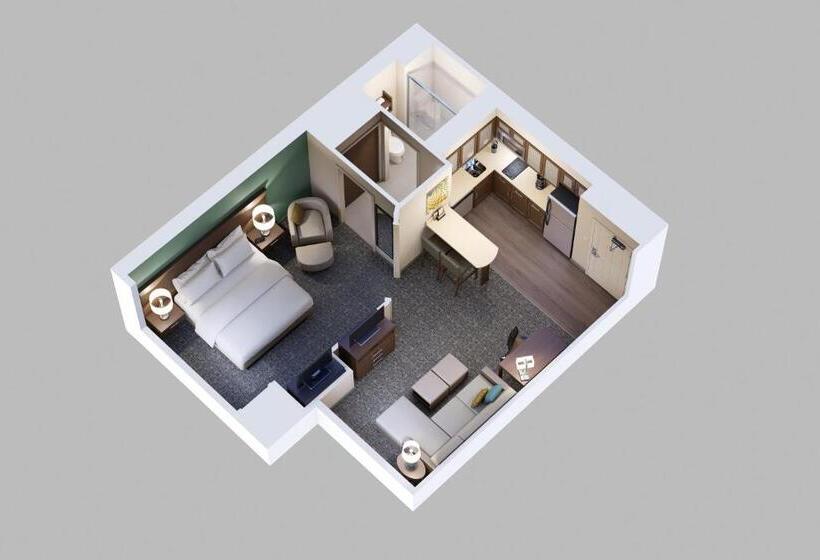 Люкс Кровать Кинг, Staybridge Suites Merrillville, An Ihg