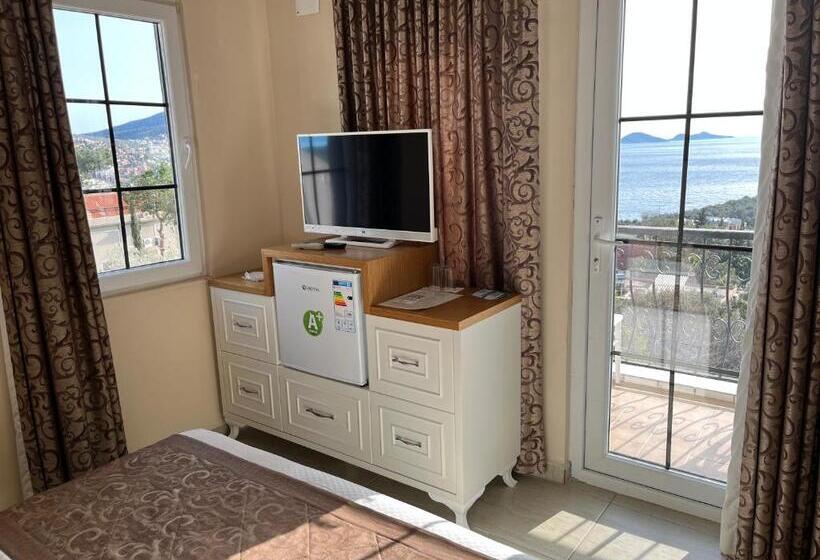 اتاق کلاسیک با چشم‌انداز دریا, Enda Boutique Hotel Kalkan