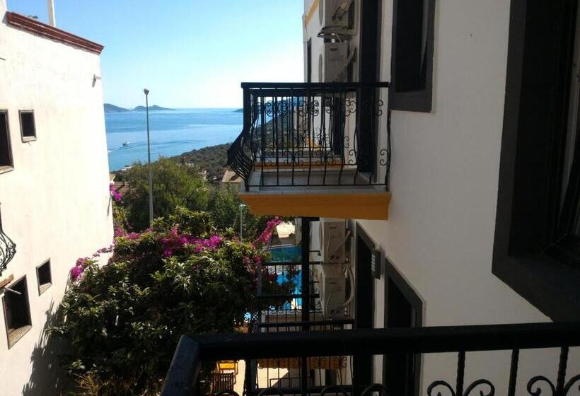 اتاق اساندارد با چشم‌انداز جانبی به دریا, Enda Boutique Hotel Kalkan