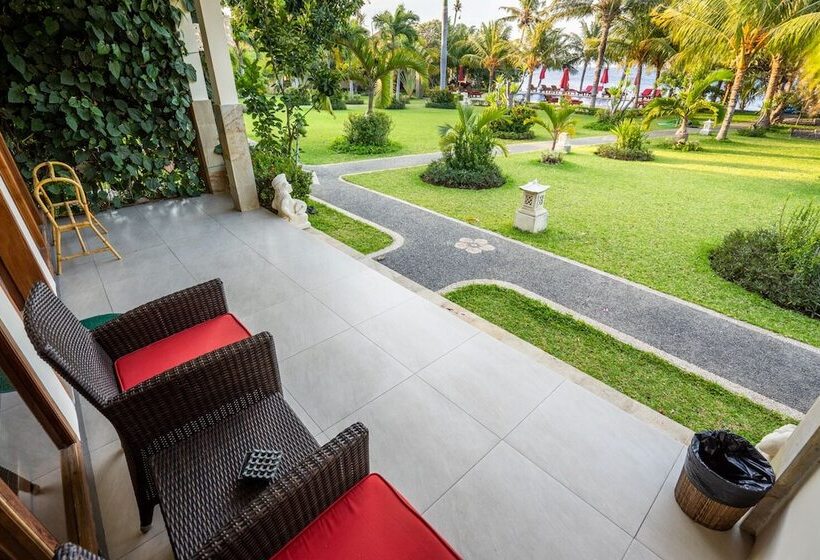 بنجلو قياسى مطلّ علي الحديقة, Bali Dive Resort And Spa