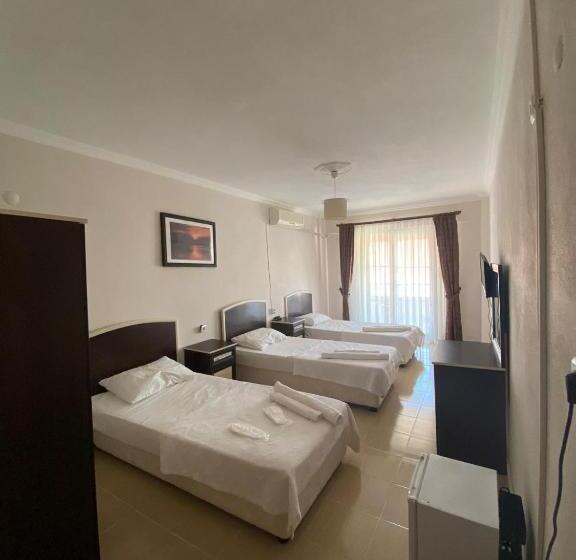 Трехместный Номер Стандарт Вид на Бассейн, Altinkum Tatil Konakları