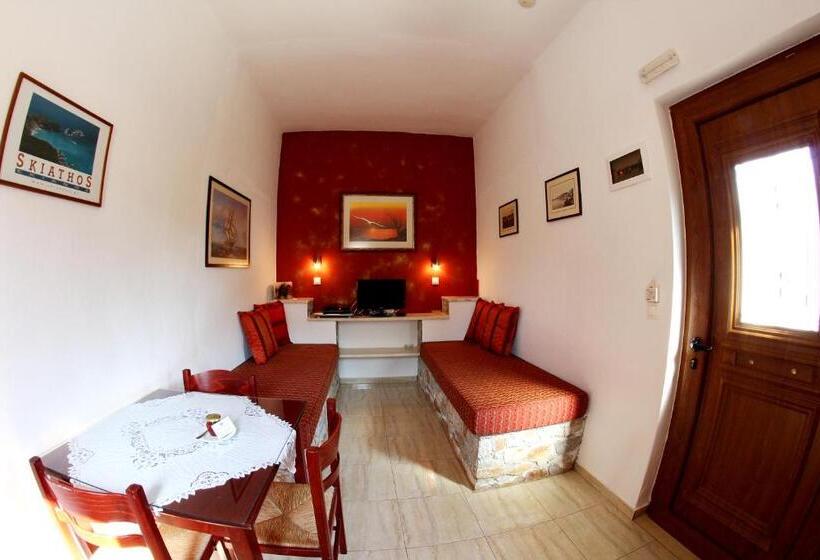 1 베드룸 패밀리 아파트, Skiathos Island Suites