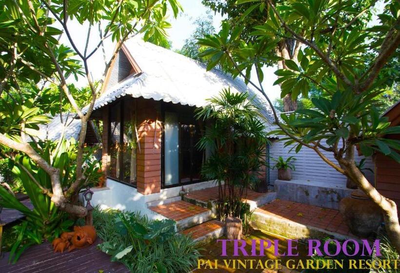 اتاق استاندارد سه نفره, Pai Vintage Garden Resort
