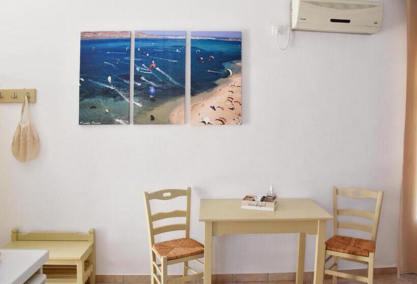 스탠다드 스튜디오 바다 전망, Captain Apartments Paros