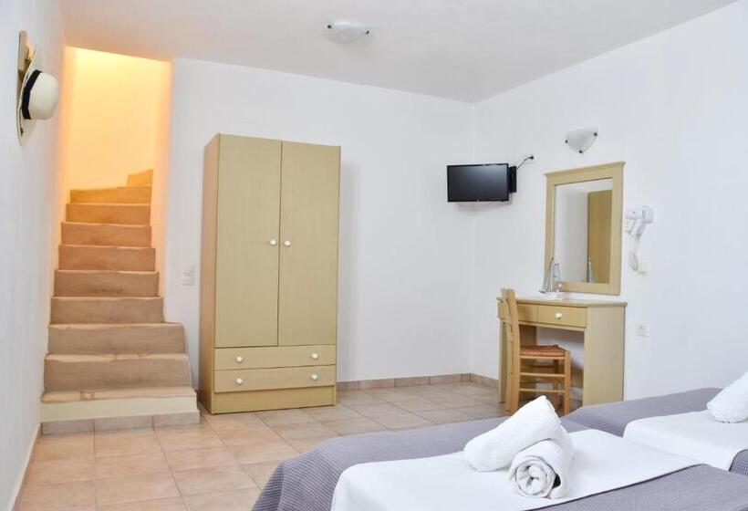 복층 룸, Captain Apartments Paros