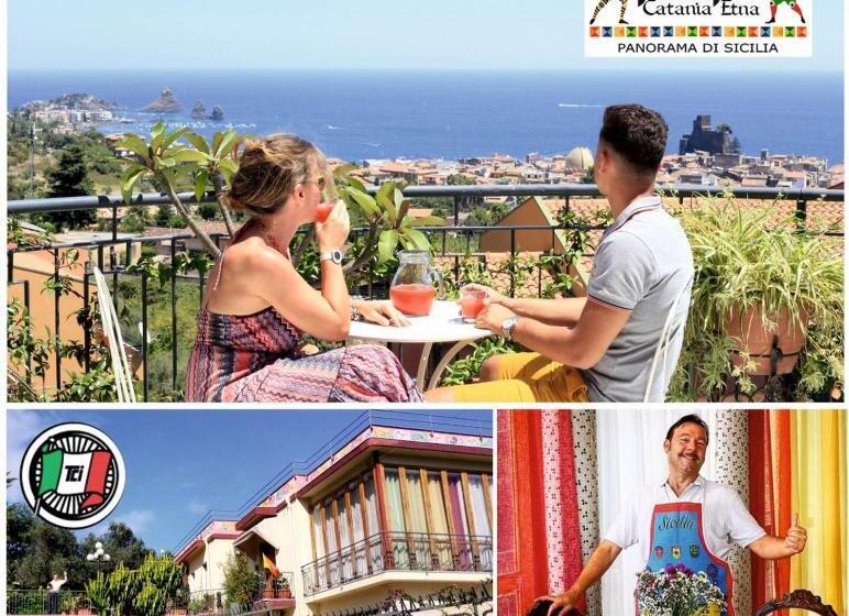 可观海景的舒适型房间, Pupi Catania Etna B&b