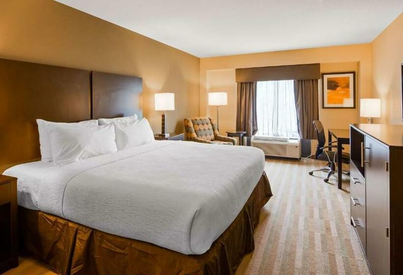 キングサイズベッドのスタンダードルーム, Best Western Plus Thornburg Inn & Suites
