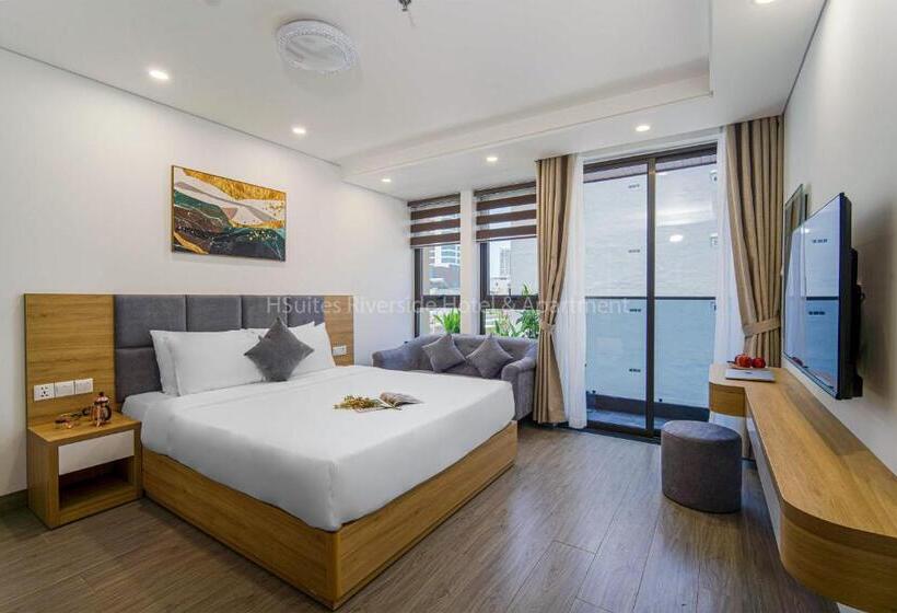 استودیو استاندارد با بالکن, Hsuites Riverside Hotel And Apartment