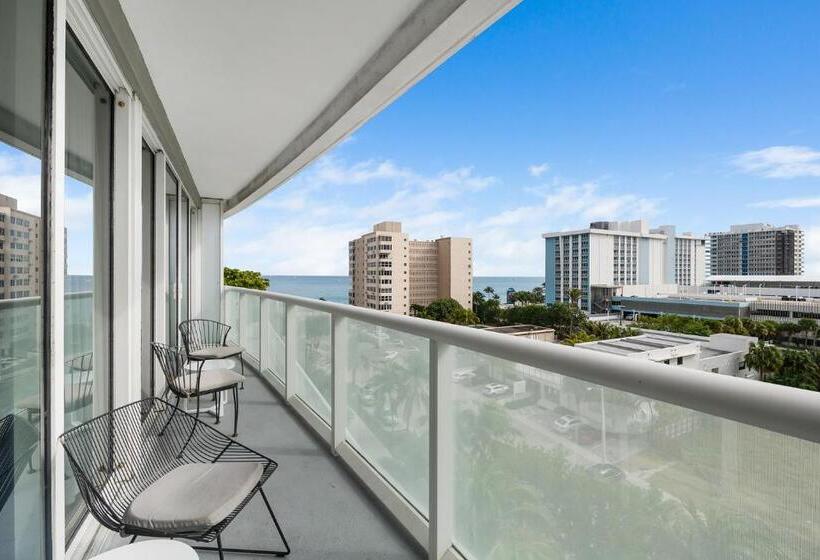 ２ベッドルームアパートメント, The W Hotel Beachfront Condo Oasis