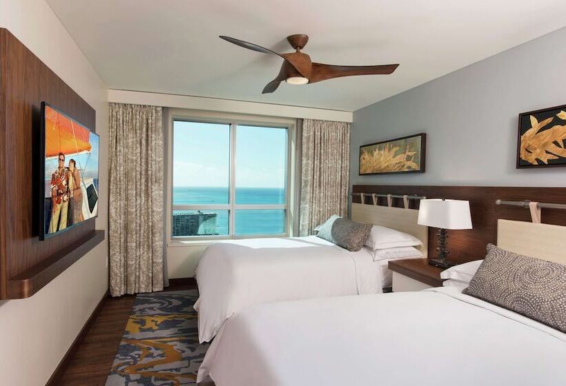 2 베드룸 디럭스 스위트, Hilton Grand Vac Club The Grand Islander Waikiki Honolulu