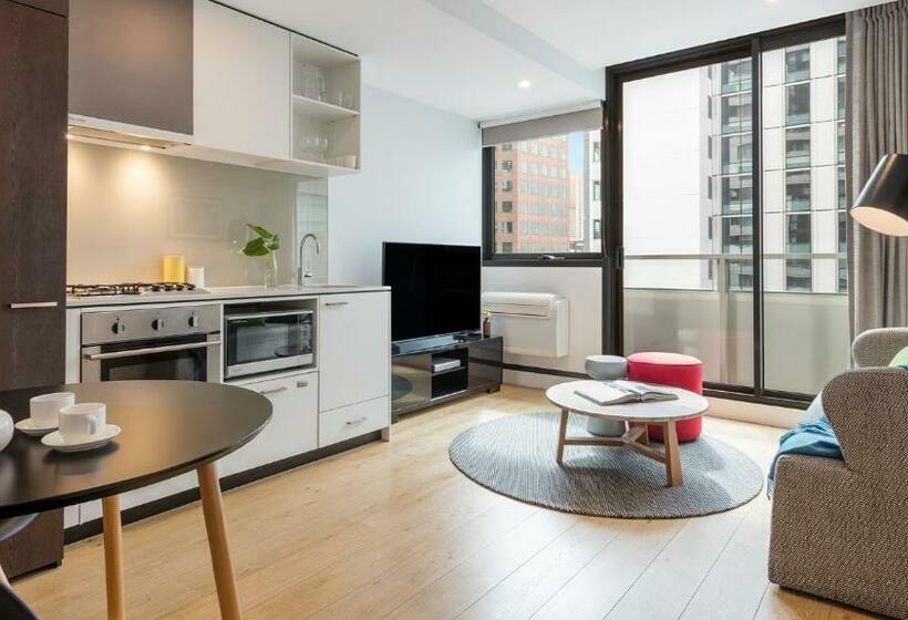 침실 1개 아파트, Oaks Melbourne Southbank Suites