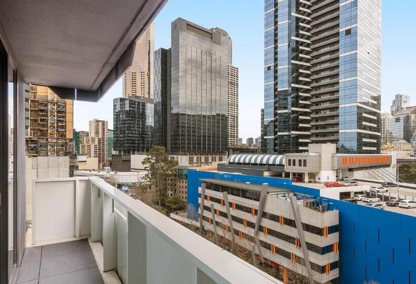 침실 2개 아파트, Oaks Melbourne Southbank Suites