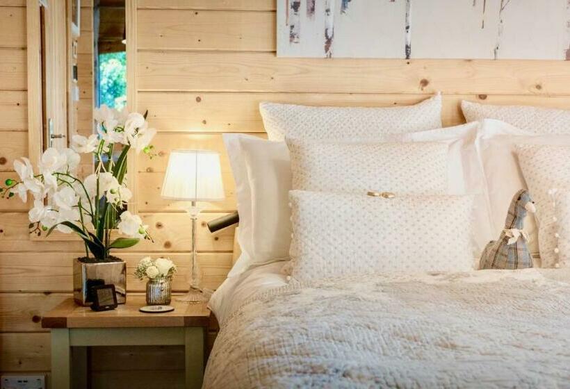 Апартаменты Deluxe 1 Спальня, Duck Lodge B&b With Hot Tub