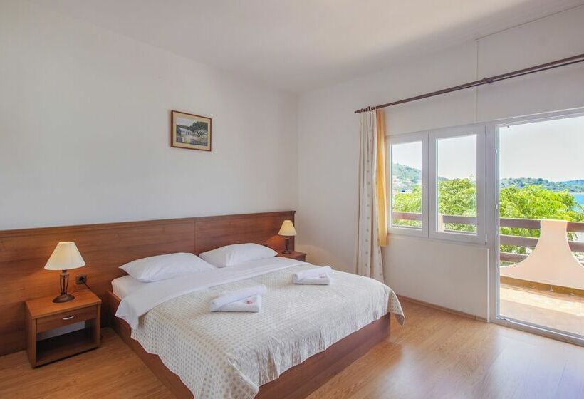 חדר סטנדרט נוף לים עם מרפסת, Plava Laguna