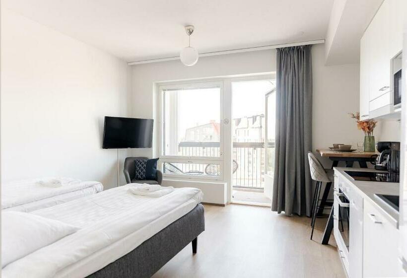 Студио Стандарт с Балконом, Serviced Apartments Pirkkala By Uhanda