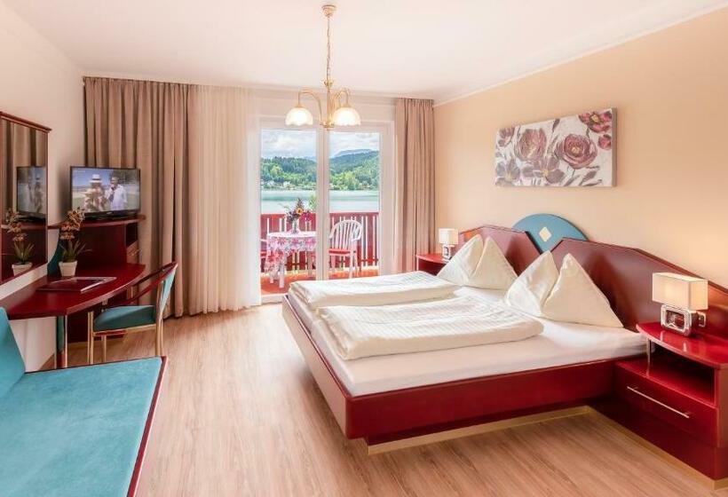 اتاق استاندارد با چشم‌انداز دریاچه, Strandhotel Orchidee