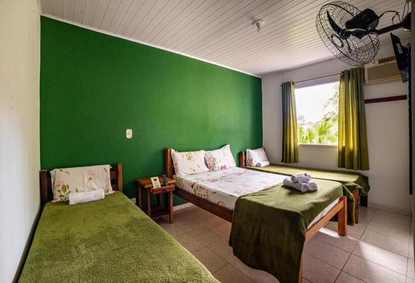 4인용 스탠다드 룸, Pousada Cantinho Do Sossego Paraty Tem Piscina Com Vista Pra Montanha, Salão De Jogos, Café Da Manhã