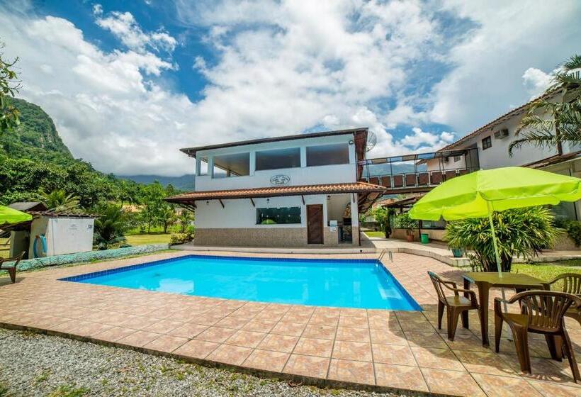 디럭스 패밀리 룸, Pousada Cantinho Do Sossego Paraty Tem Piscina Com Vista Pra Montanha, Salão De Jogos, Café Da Manhã