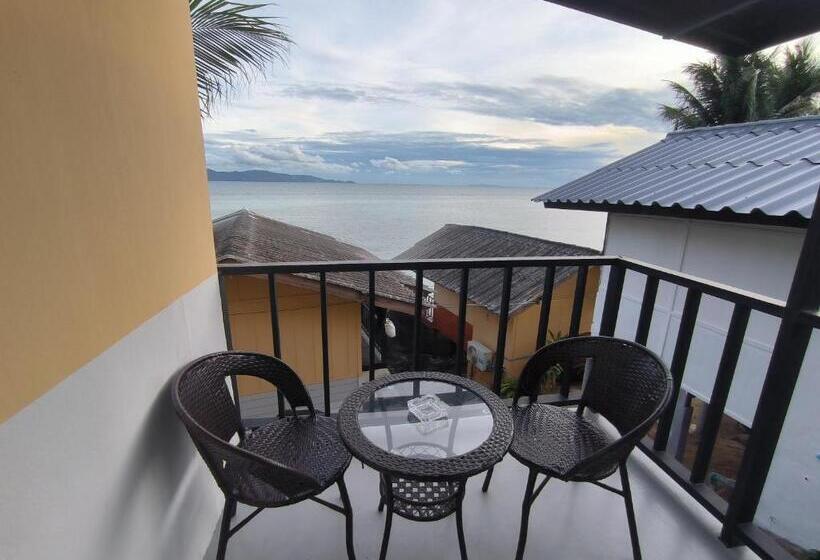 바다 전망 스탠다드 방갈로, Golden Beach Resort Koh Phangan