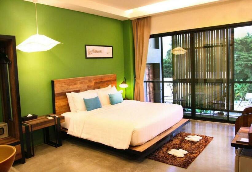 디럭스 룸, Amphawa Nanon Hotel & Spa