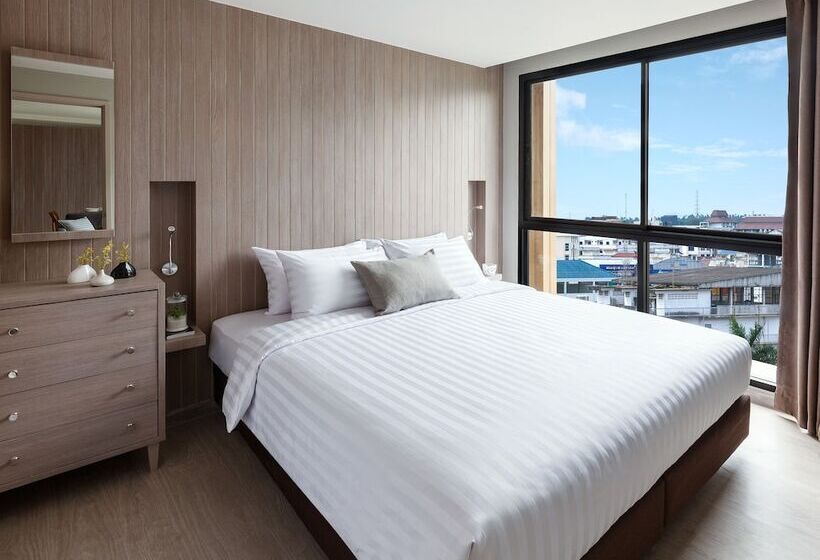 Апартаменты 1 Спальня с Балконом, Madera Residence Sriracha