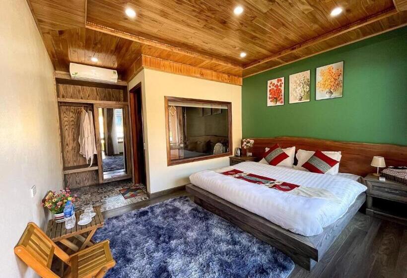 اتاق استاندارد با تراس, Homestay Sapa   Thutran