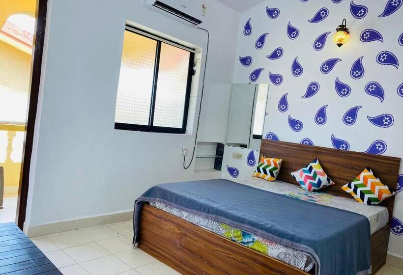 شقة غرفة نوم واحدة مزودة بشُرفة, Holidays Beach Apartments Goa