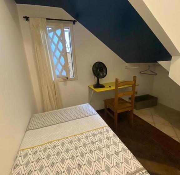 스탠다드 싱글 룸 공동욕실, Neighbor.hub Hostel & Coliving Floripa
