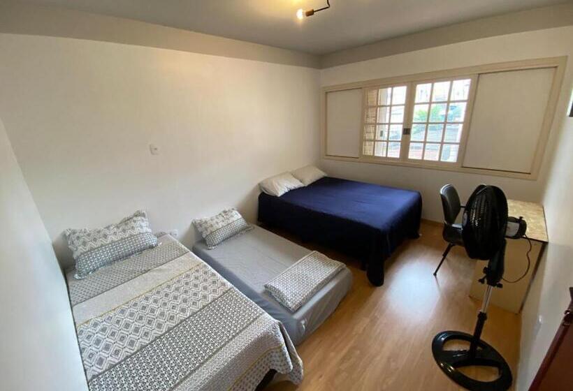 패밀리 룸 공용 욕실, Neighbor.hub Hostel & Coliving Floripa