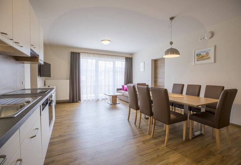 דירה בת חדר שינה 1 עם מרפסת, Aparthotel Pichler