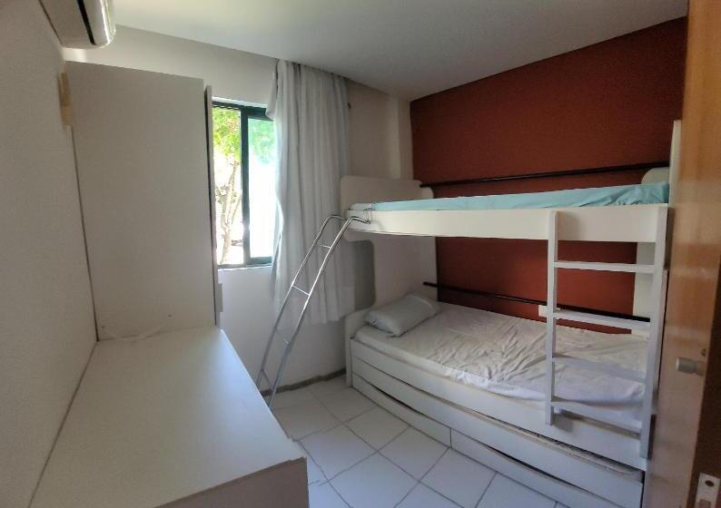 Апартаменты 1 Спальня Нижний Этаж, Flat Térreo 2 Quartos Resort Marulhos B101 Muro Alto Porto De Galinhas