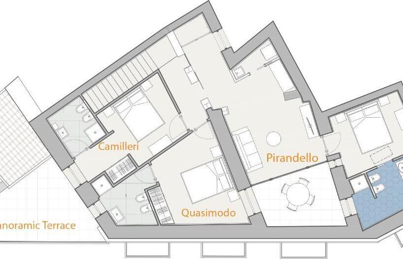 스탠다드 룸 킹사이즈 침대, Casa Barú Scicli