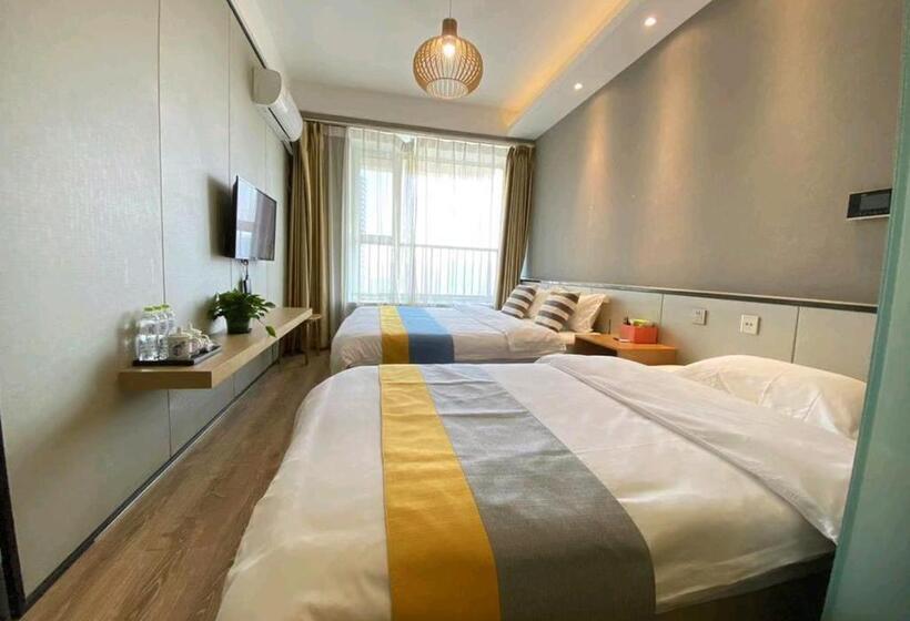디럭스 패밀리 룸, Qingdao Shuiyunjian Apartment