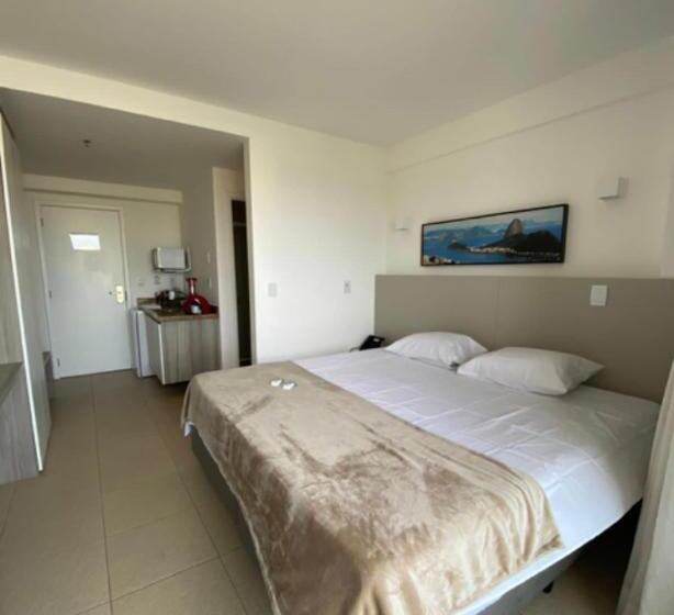 带1个卧室的带海景的公寓, Macaé Ramada Flat Rj