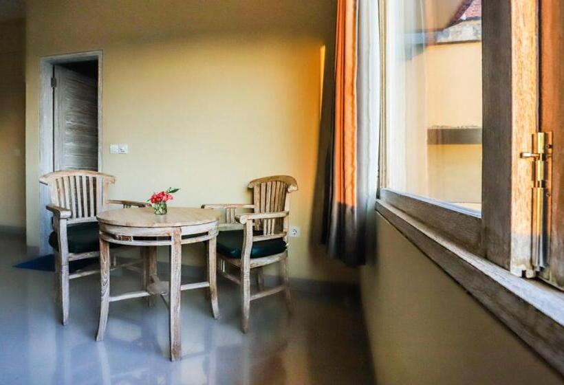 Номер Стандарт с Террасой, Utu Ubud Apartments/ 3rd Floor: Modern Studio In Most Center