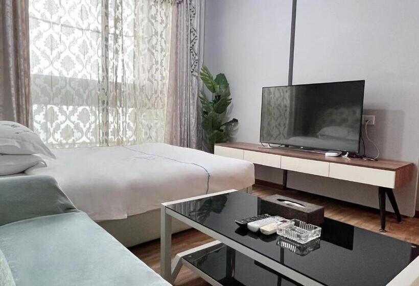 Quarto Deluxe Vista Cidade, 广州沃家国际公寓