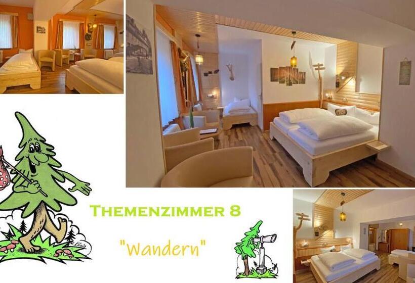 Семейный Номер, Erlebnishotel & Restaurant Fichtenhäusel Am Pöhlagrund