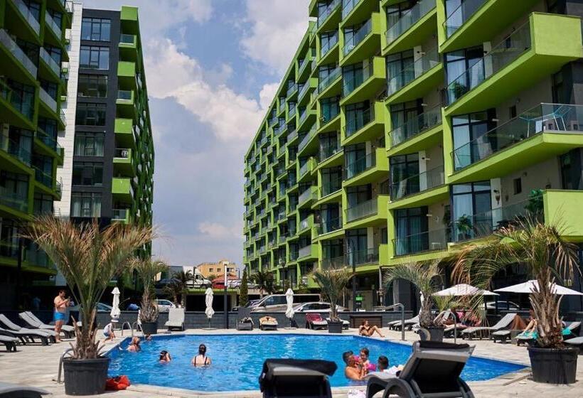 آپارتمان 1 خوابه با بالکن, Apartament Mirage By Alz