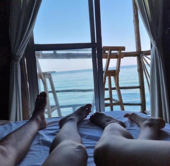 스탠다드 발코니 룸 바다 전망, Mi Cabañita Guest House