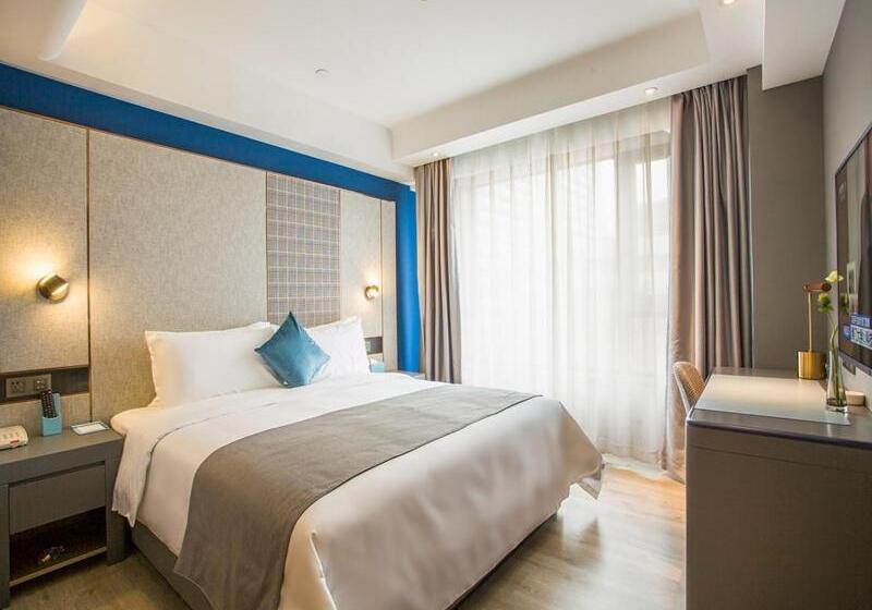 غرفة ديلوكس, Lanou Hotel Zhenjiang Runzhou District Railway Station