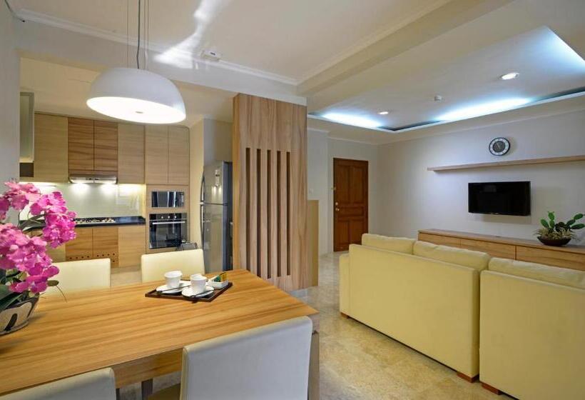 带2个卧室的公寓, Midtown Residence Simatupang Jakarta