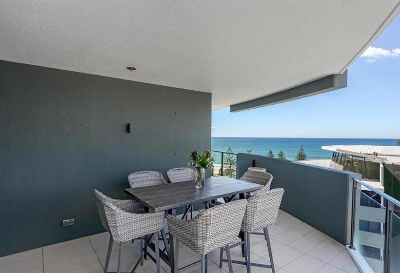 آپارتمان 2 خوابه با چشم‌انداز دریا, Ambience On Burleigh Beach
