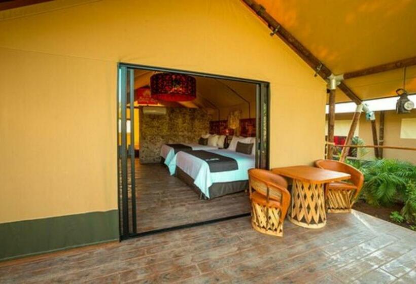 ガーデンビュースタンダードルーム, Serenity Authentic Glamping Tulum