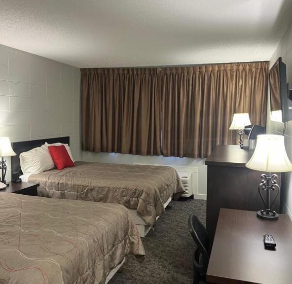 带2个双人床的标准工作室, Capri Motor Inn