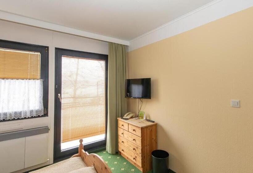 테라스 싱글룸, Spreewaldhotel Garni Raddusch