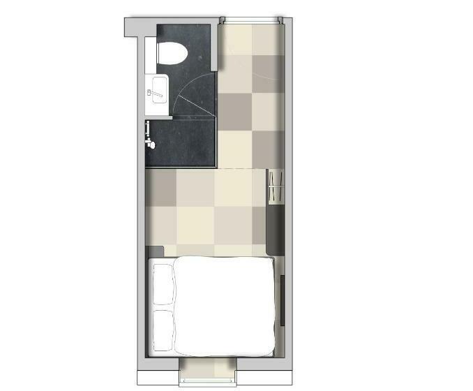 غرفة إقتصادية, Easyhotel Amsterdam Arena Boulevard