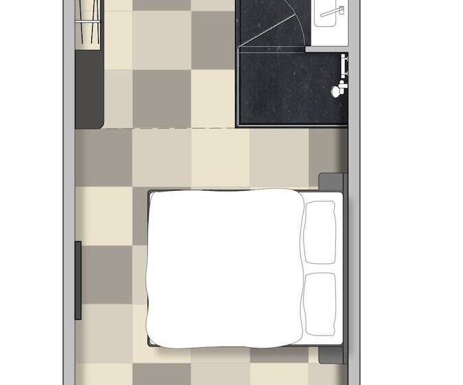 غرفة قياسية, Easyhotel Amsterdam Arena Boulevard