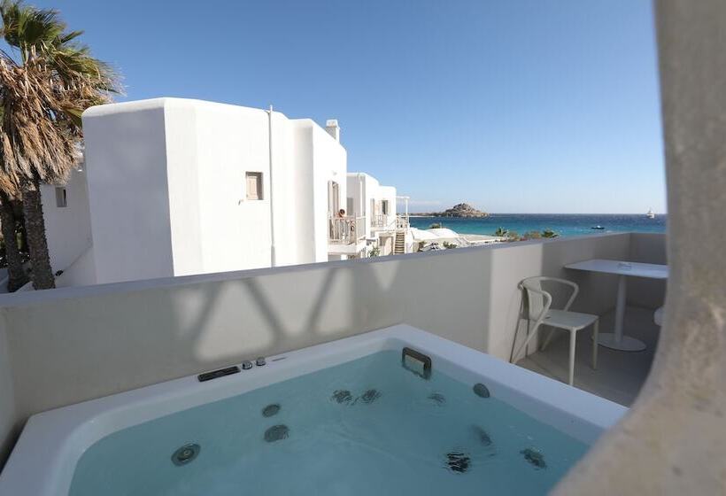 اتاق لوکس با چشم‌انداز دریا, Mykonos Dove Beachfront