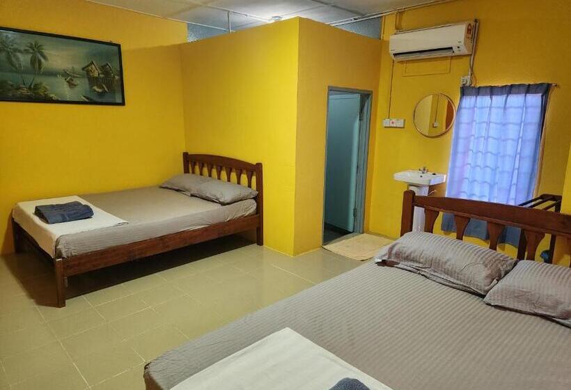 غرفة عائلية, Gecko Guesthouse